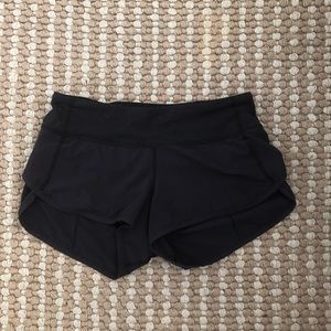 Lululemon Speed Up Shorts Black